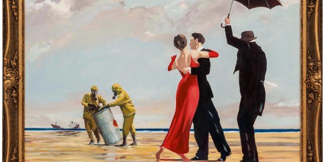 Un rare tableau de Banksy vendu plus de 5 millions d’euros aux enchères