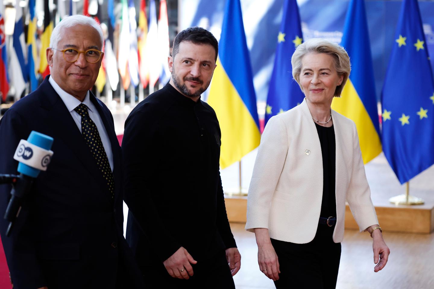 Zelensky joins crucial EU summit in show of unity as Ukrainian leader looks to warm relations with Trump