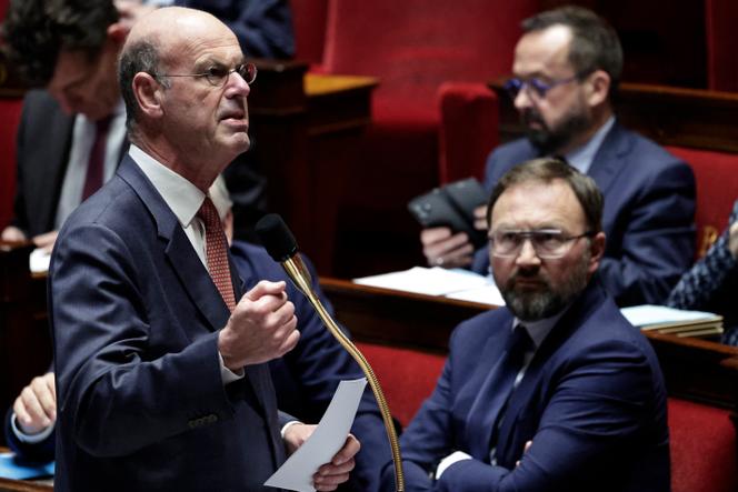 Le ministre de l’économie, Eric Lombard, à l’Assemblée nationale, à Paris, le 5 mars 2025.