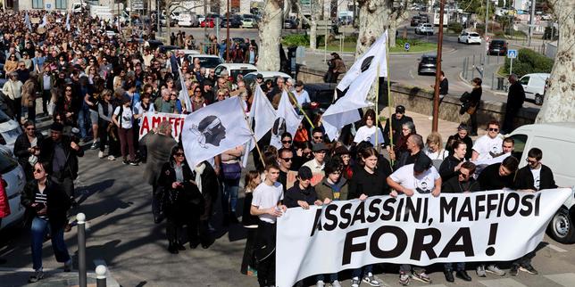 A Ajaccio, une mobilisation antimafia en demi-teinte