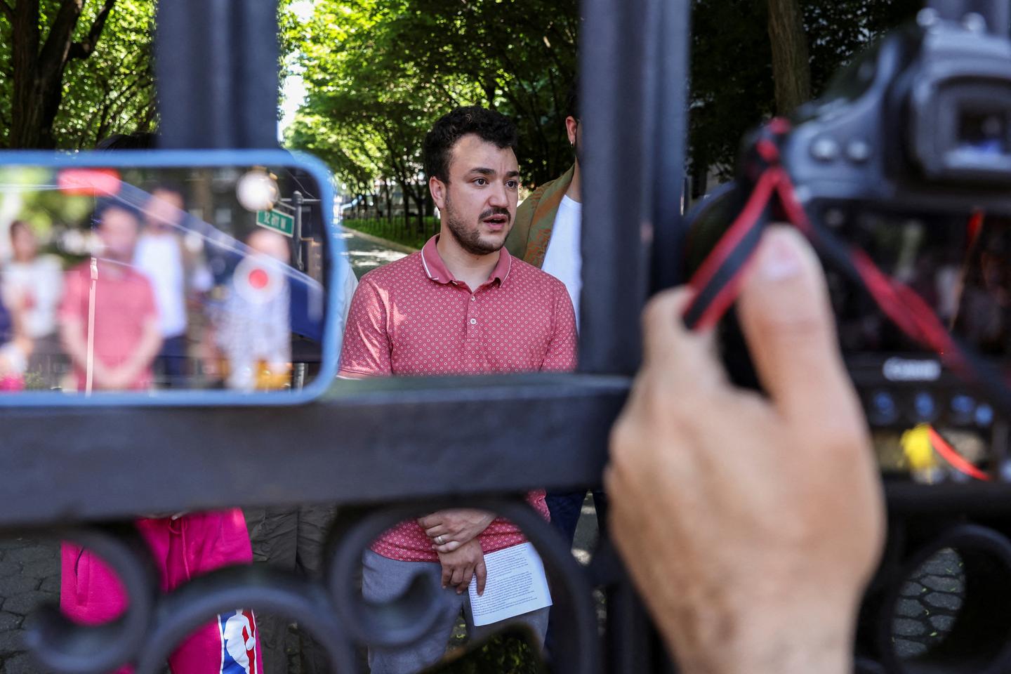 Columbia University protest leader arrested by immigration officers amid crackdown on pro-Palestinian demonstrators
