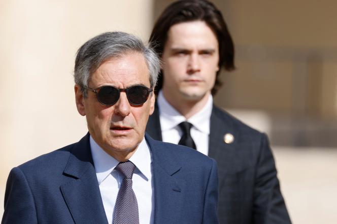 François Fillon à Paris, le 20 mars 2024.  
