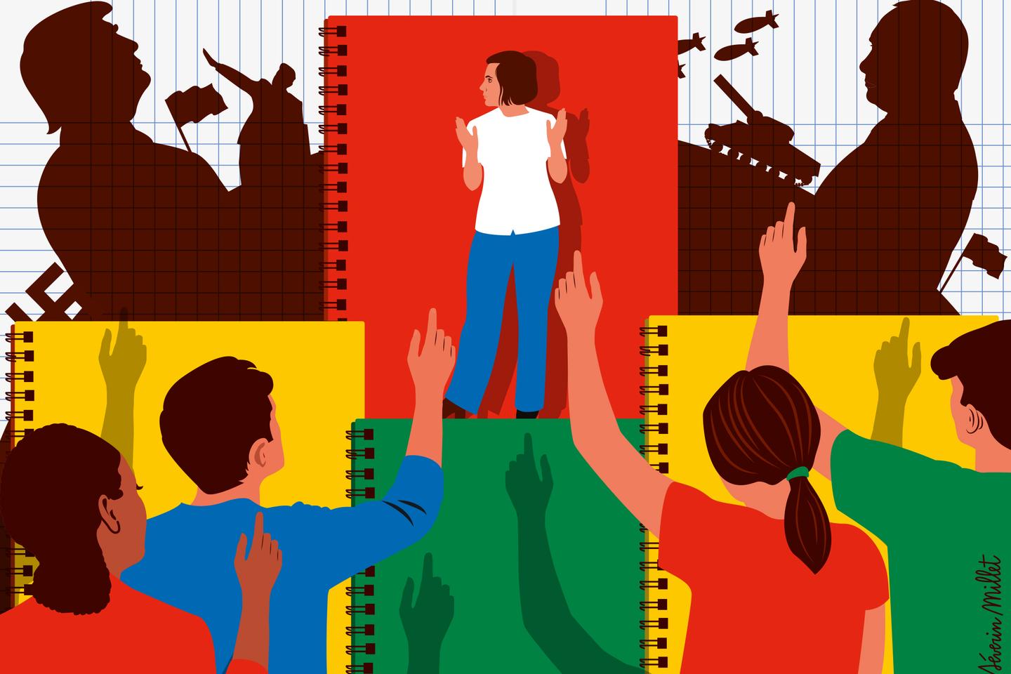 'Miss, will there be a war?': Global upheavals and Trump in the classroom