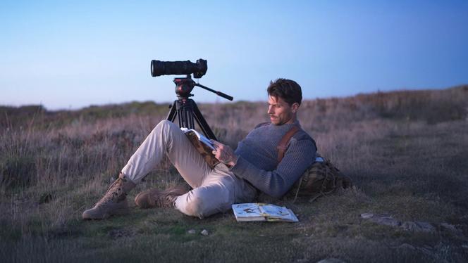 Yvan Kereun Appa, dans le documentaire « Immersion sauvage. Yvan dans l’Ouest américain », de Cécile Quiroz.
