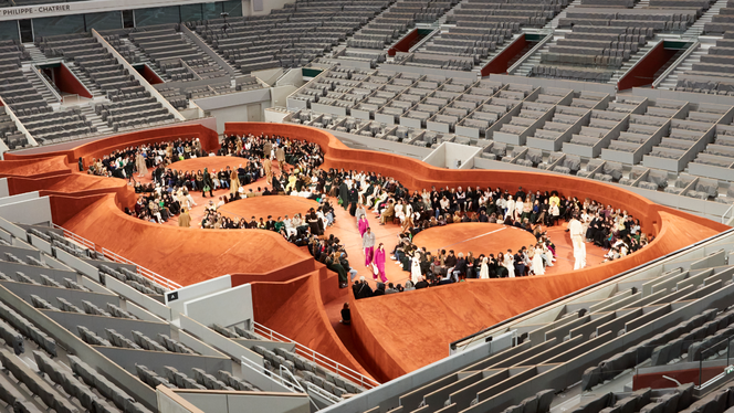 Défilé Lacoste, à Roland-Garros, le 9 mars 2025.