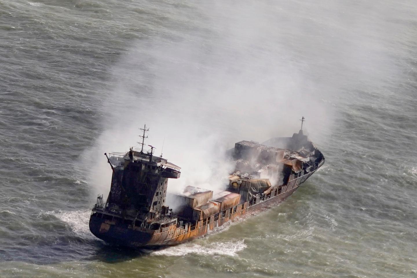UK rules out foul play after cargo ship crashed into tanker in North Sea