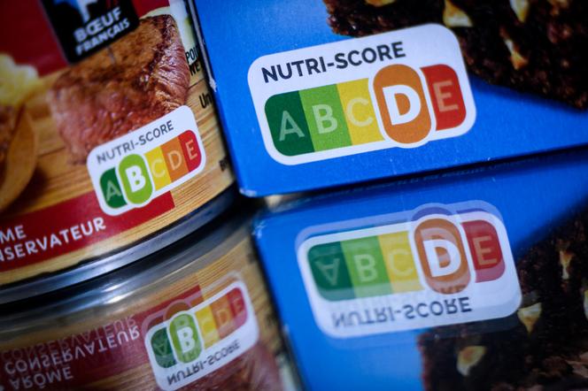 Nutri-Score display, in a supermarket in Nantes, in 2023.