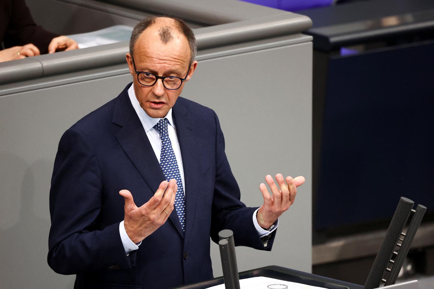 Germany's Merz urges MPs to back spending bonanza in fiery debate