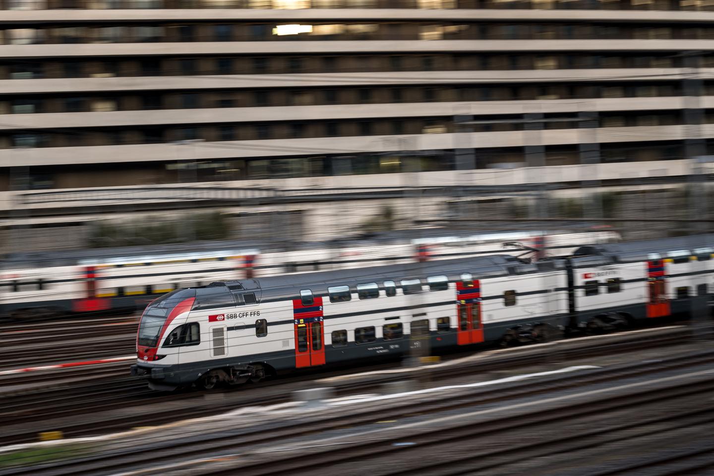 In Switzerland, trains run more slowly in the west