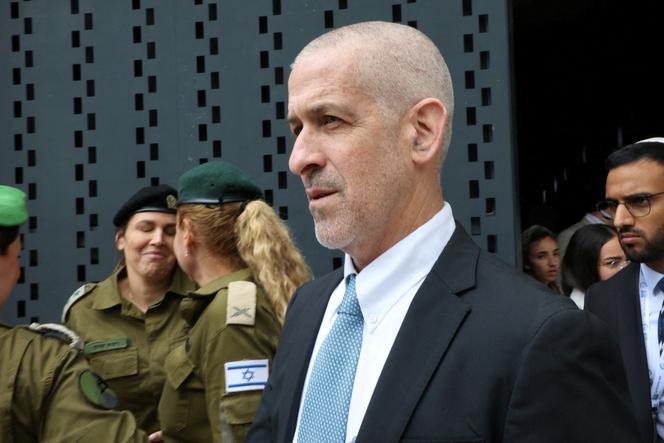 Ronen Bar, le chef du Shin Beth, le service de renseignement intérieur israélien, lors d’une commémoration en l’honneur de soldats morts au front au cimetière du mont Herzl, à Jérusalem, le 13 mai 2025.