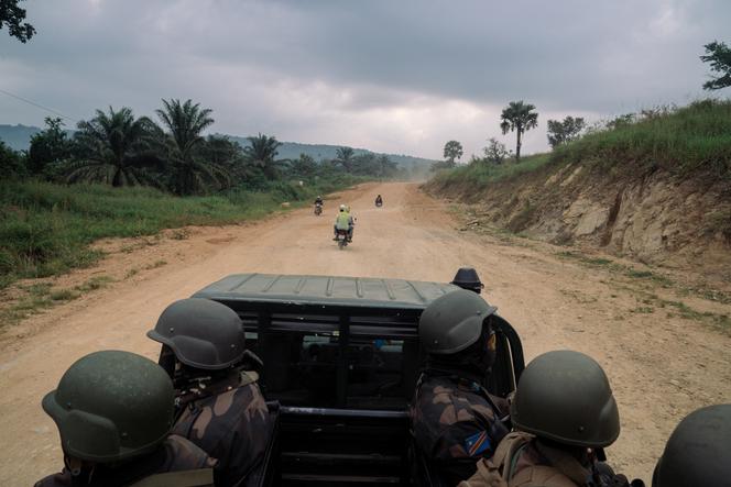 Une patrouille de l’armée congolaise dans la province du Nord-Kivu, dans l’est de la RDC, le 17 décembre 2024.