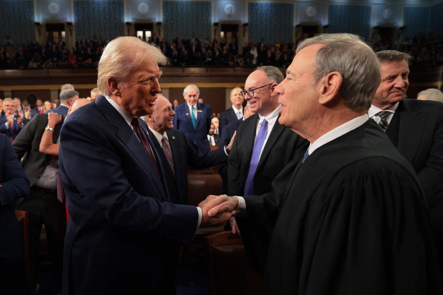 US Supreme Court chief justice rebukes Trump's  call for a judge's impeachment