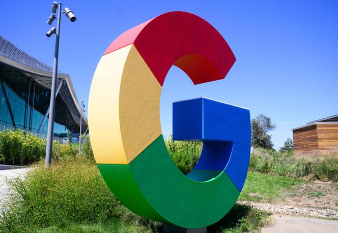 Sur le campus de Google, à Mountain View, aux Etats-Unis, le 13 août 2024.