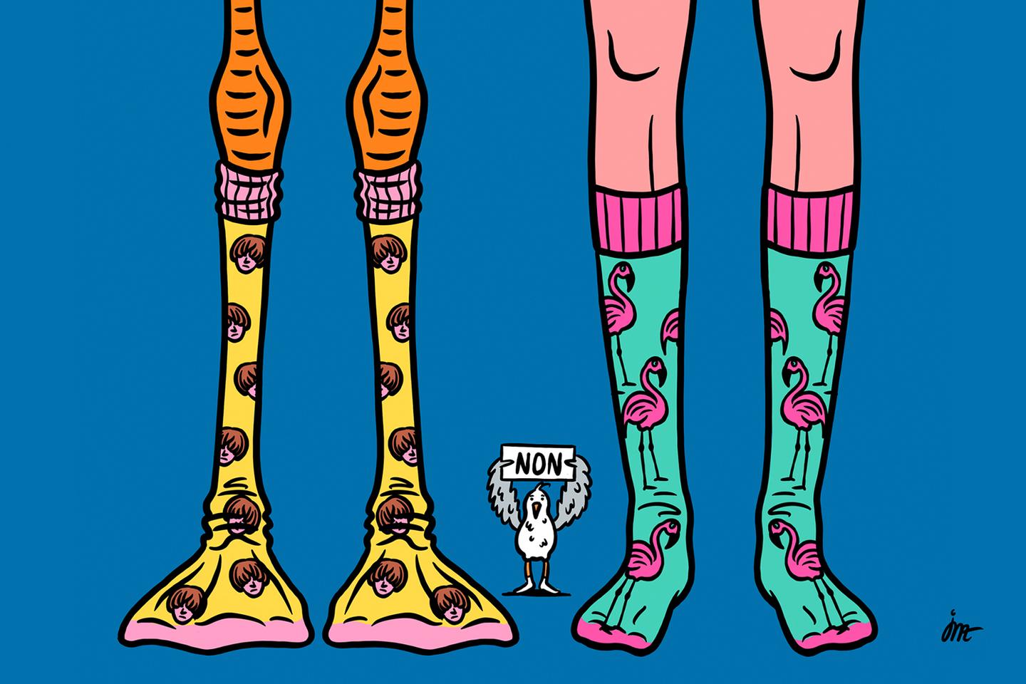 Is it ever a good idea to... wear novelty socks?