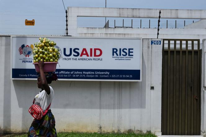 Un bureau de l’Agence américaine pour le développement international, à Abidjan (Côte d’Ivoire), le 22 mars 2025.
