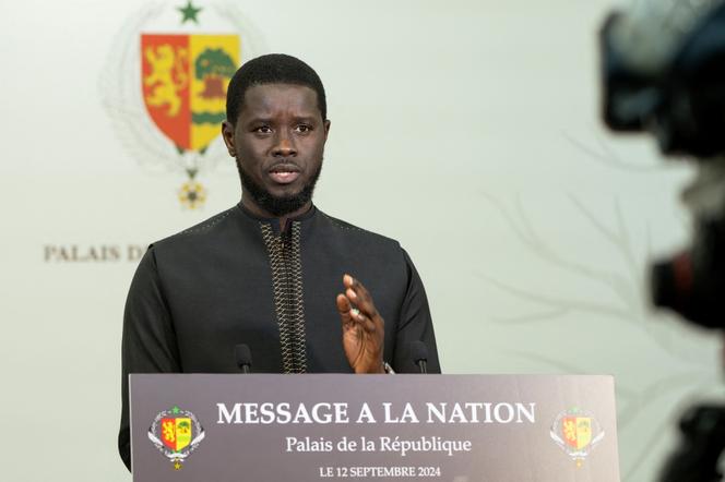 Le président du Sénégal, Bassirou Diomaye Faye, le 12 septembre 2024, à Dakar.