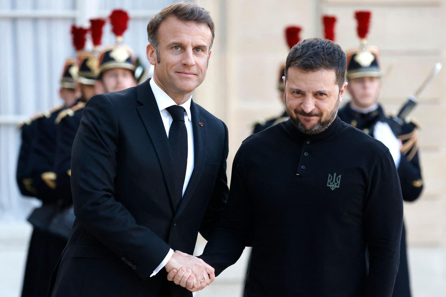 Ahead of Ukraine security summit, Macron warns of Russia's 'desire for war'