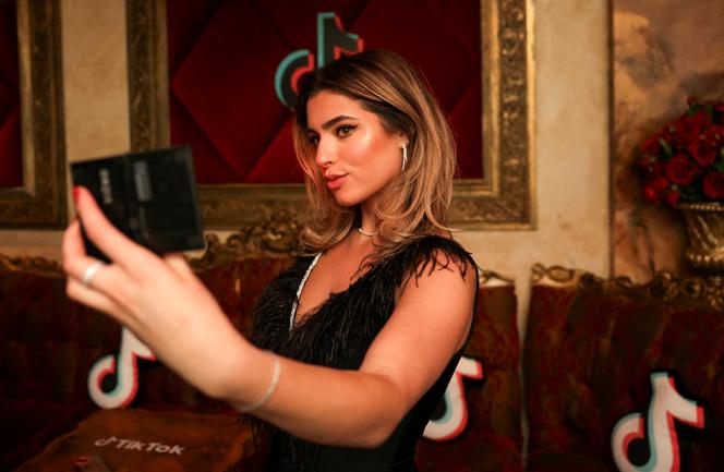 L’influenceuse Debra Lea lors d’une soirée organisée par TikTok pour les influenceurs qui ont soutenu le président américain Donald Trump lors de sa campagne, à Washington, le 19 janvier 2025.