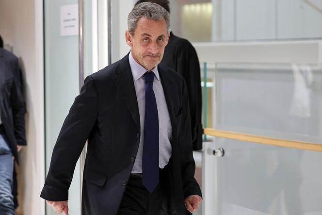 Nicolas Sarkozy, au Palais de justice de Paris, le 27 mars 2025.