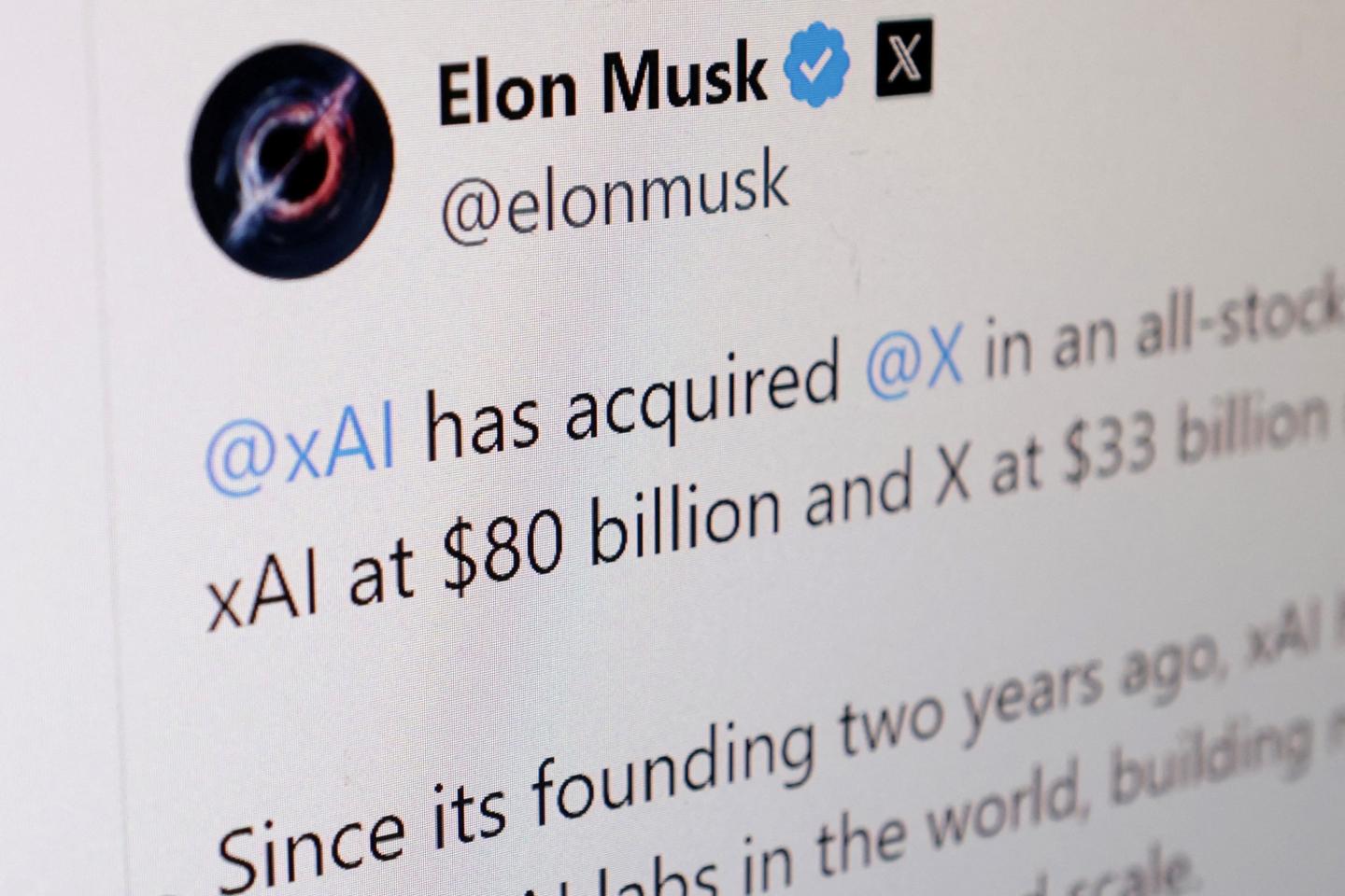 Elon Musk sells X to his AI company