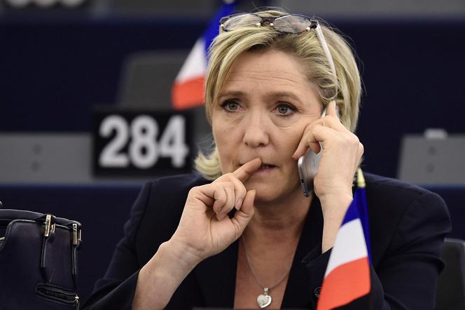 Marine Le Pen au Parlement européen, 17 janvier 2016.