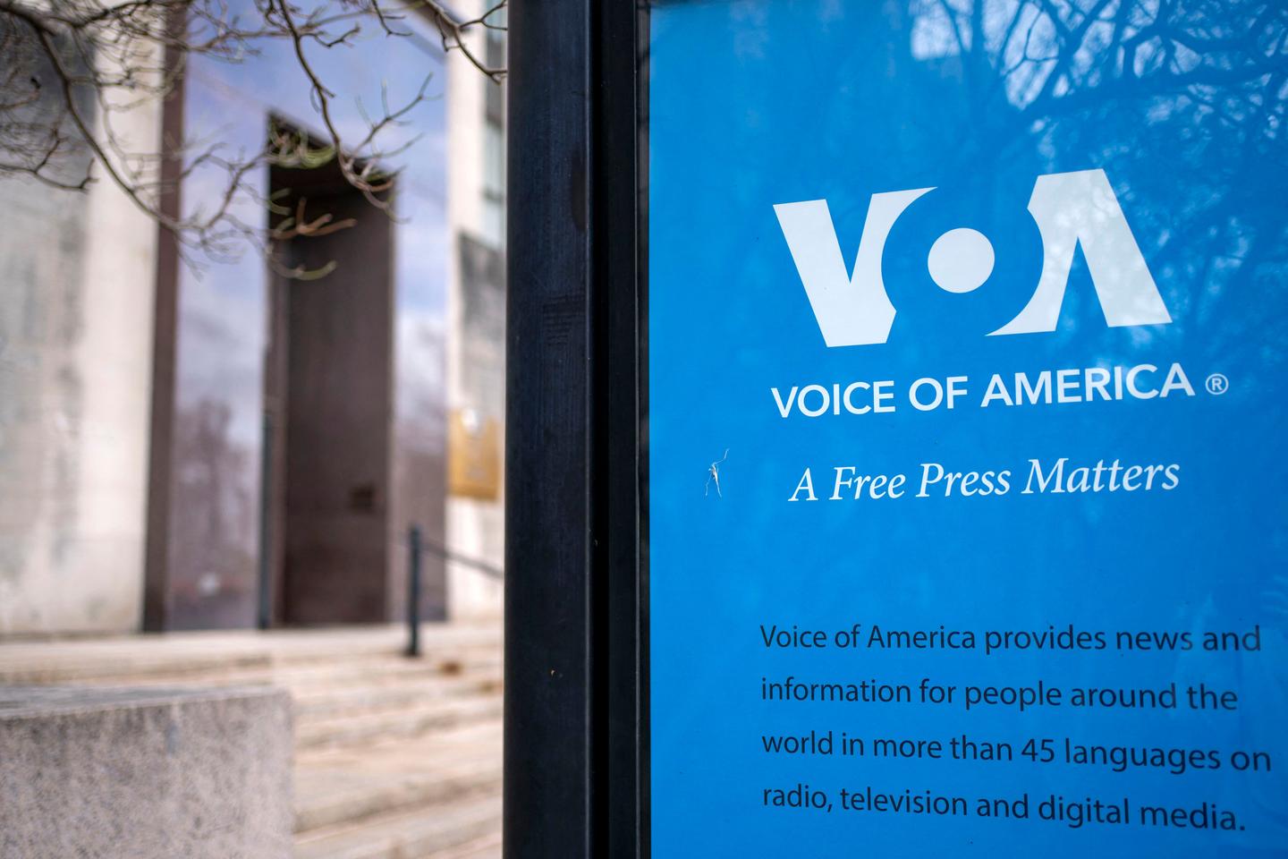 Federal judge blocks Trump from firing 1,200 Voice of America staff