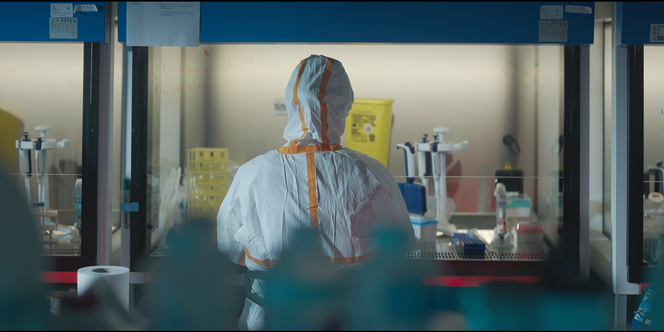 Image extraite du documentaire « Covid, le secret des origines », de Nolwenn Le Fustec.