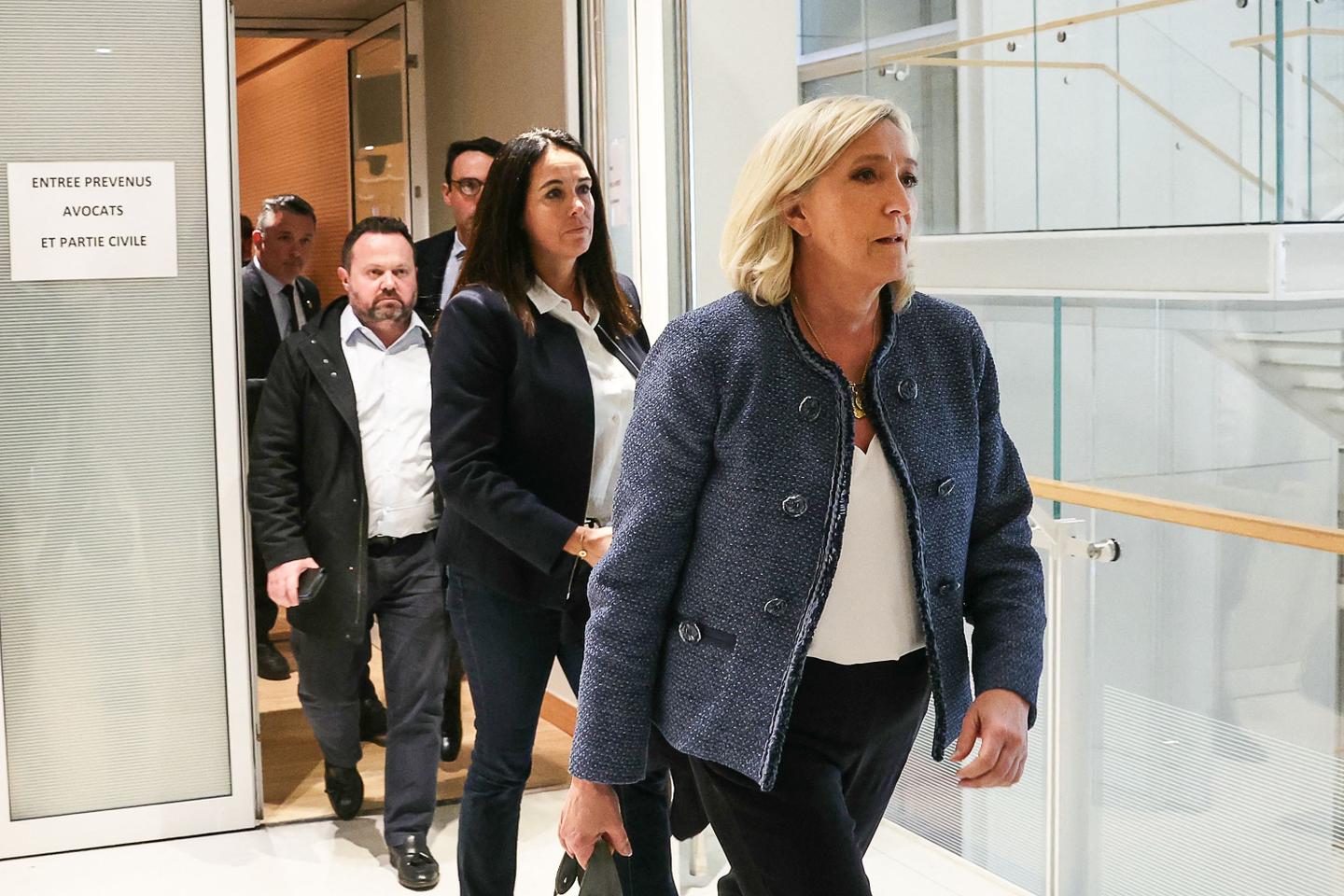 After Le Pen's conviction, French justice system unites against 'threats'