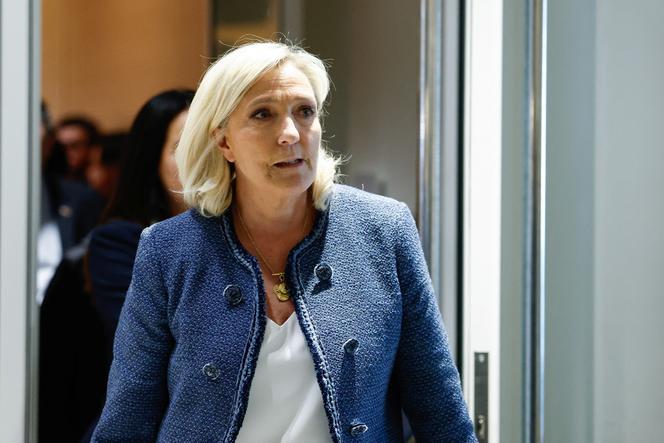 Marine Le Pen au tribunal de Paris, lundi 31 mars 2025.
