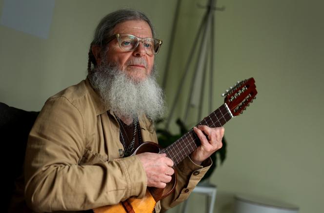 Le musicien argentin, producteur et compositeur oscarisé Gustavo Santaolalla, à Madrid, le 3 juin 2024.