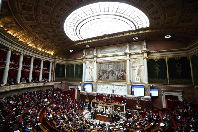 Assembleia Nacional, em Paris, 1º de abril de 2025.