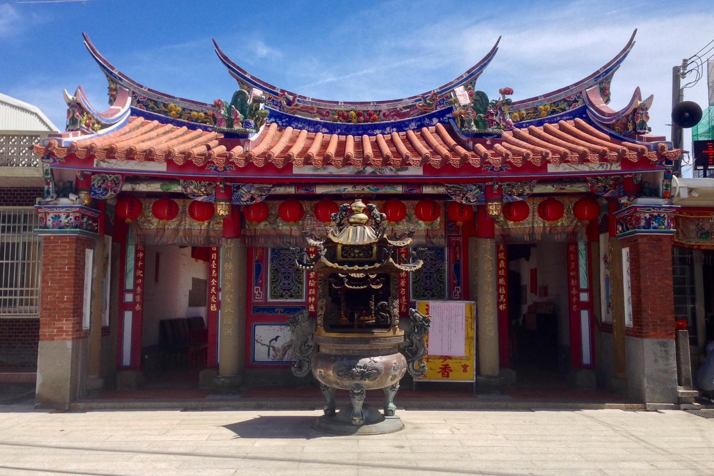 In Taiwan, Mazu, goddess of the sea and Chinese influence
