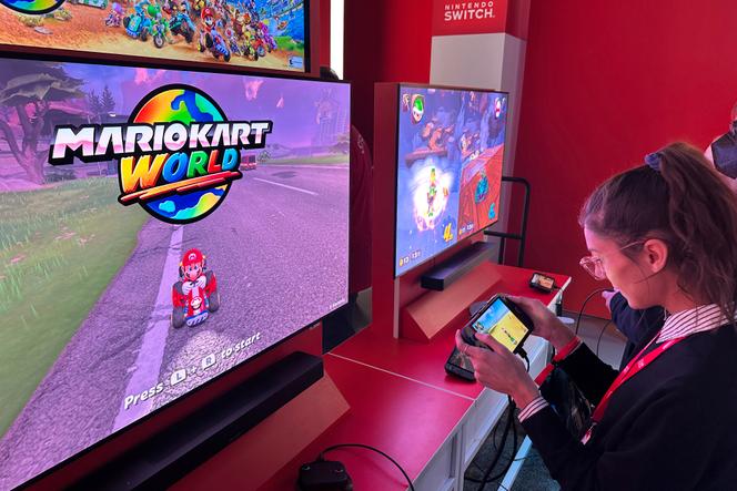 Avant-première de la Switch 2, le 2 avril à New York.