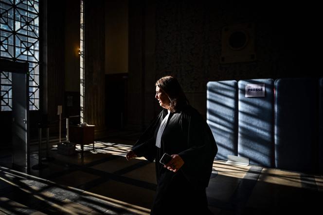 Catherine Bourgade, l’avocate des parents, au tribunal d’assises de Lyon (Rhône) pour le procès de Myriam Jaouen, le 1ᵉʳ avril 2025.