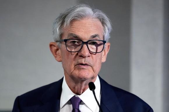Le président de la Fed, Jerome Powell, lors d’un discours à Arlington, en Virginie, le 4 avril 2025.