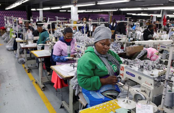 Dans une usine textile à Maseru, la capitale du Lesotho, le 4&nbsp;avril 2025.