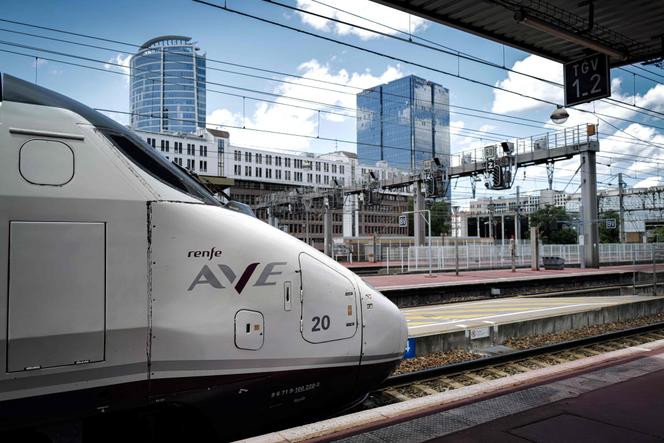 Um trem Renfe, na estação Lyon Part-Dieu, em 2023. 