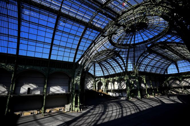 La nef du Grand Palais, à Paris, en 2021.