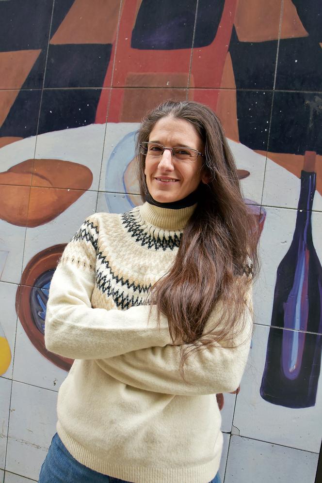 Maria Nicolau, dans le restaurant de l’Hôtel Fonda Europa, à Granollers, en Espagne, le 18 mars.