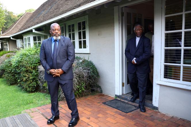 O ex -presidente da República Democrática do Congo, Joseph Kabila, em Joanesburgo (África do Sul), em 18 de março de 2025.