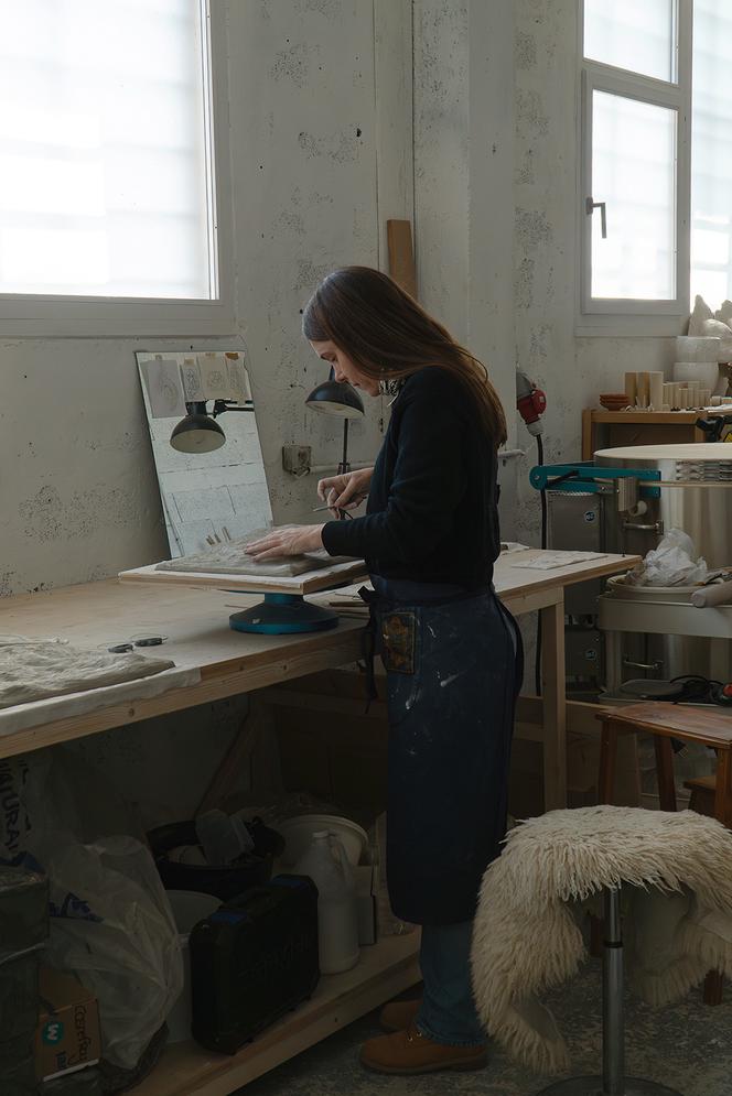Claire Cosnefroy, in February, in <em>Arles</em>.”/> </noscript><figcaption class=