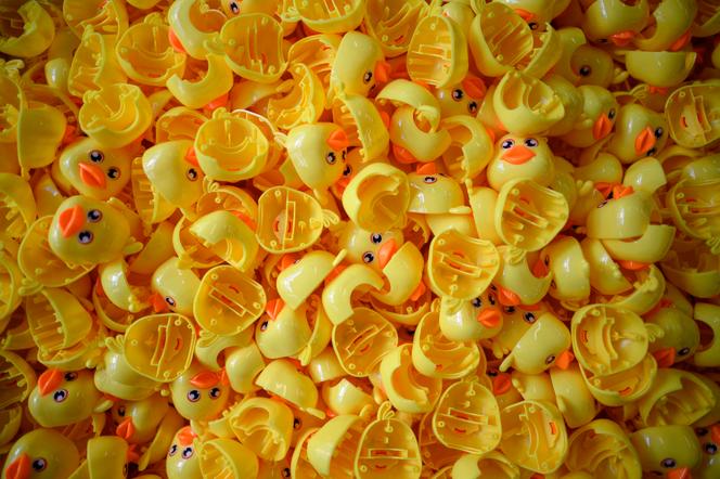 Pièces de jouets en plastique dans l’usine Mendiss à Shantou, dans la province du Guangdong, en Chine, le 20 mai 2020.