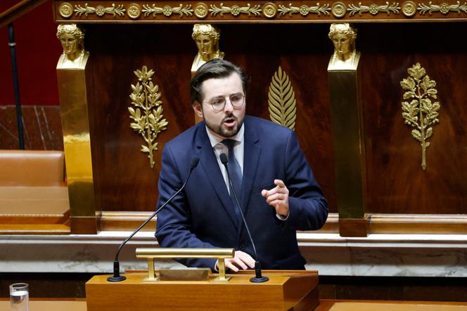 Philippe Brun (PS), deputy for Eure, in the National Assembly, October 21, 2024.