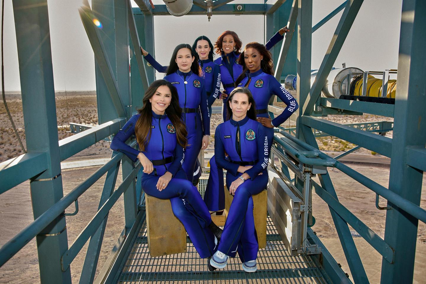 Katy Perry blasts into space with all-women crew on Blue Origin flight