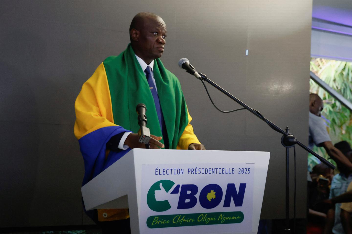 Gabon junta chief Oligui sworn in as president