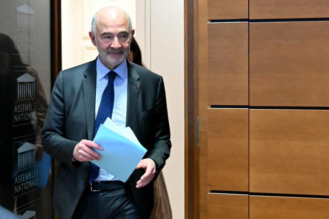 Pierre Moscovici, premier président de la Cour des comptes, à l’Assemblée nationale, à Paris, le 16 avril 2025.