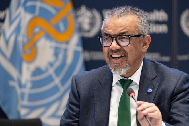 Le directeur général de l’Organisation mondiale de la santé, Tedros Adhanom Ghebreyesus, le 16 avril 2025.