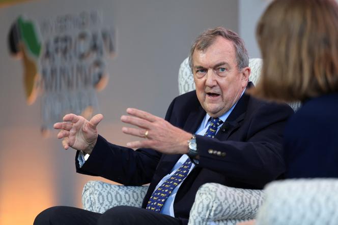 Le Sud-African Mark Bristow, PDG du groupe minier canadien Barrick Gold, au Cap, le 3 février 2025.