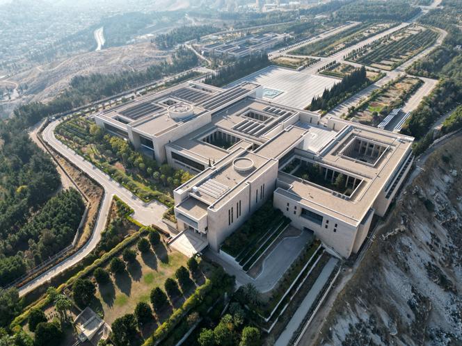 Le palais présidentiel syrien, à Damas, le 14 décembre 2024.