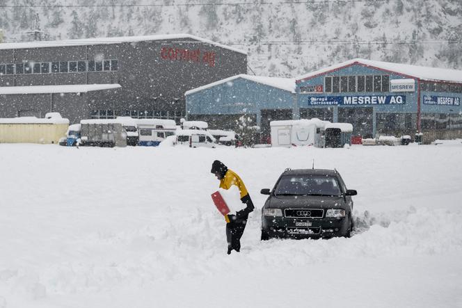 Dans les Alpes suisses, le 17 avril 2025. 
